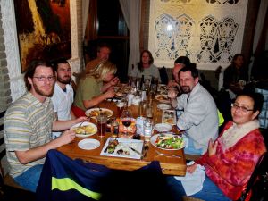 Worshop dinner at Dushanbe Teahouse